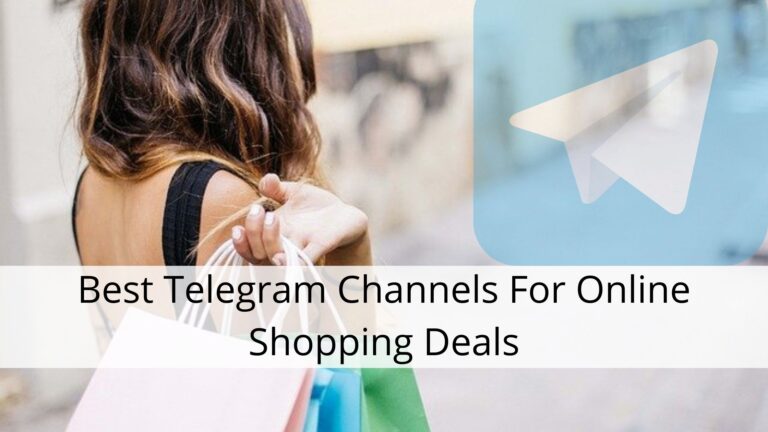 best telegram channels for online shopping deals