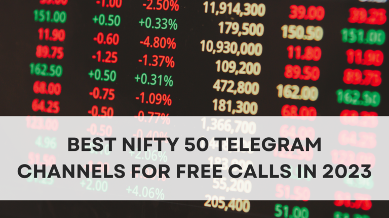Best Nifty 50 Telegram Channels for Free Calls in 2023