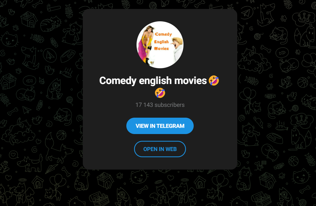 Best Comedy Movies Telegram Channels