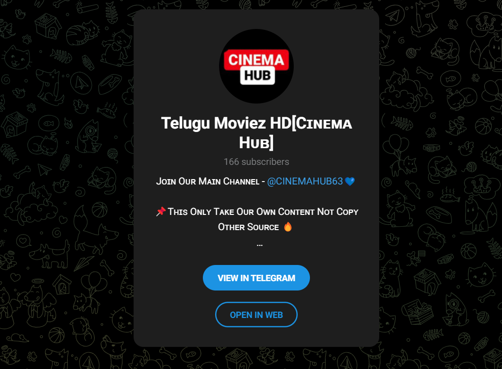 Telugu Movies Telegram Channels