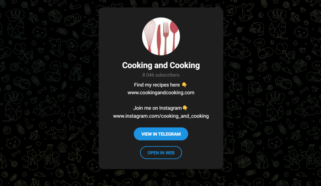 Best Cooking Telegram Channels To Keep an Eye On