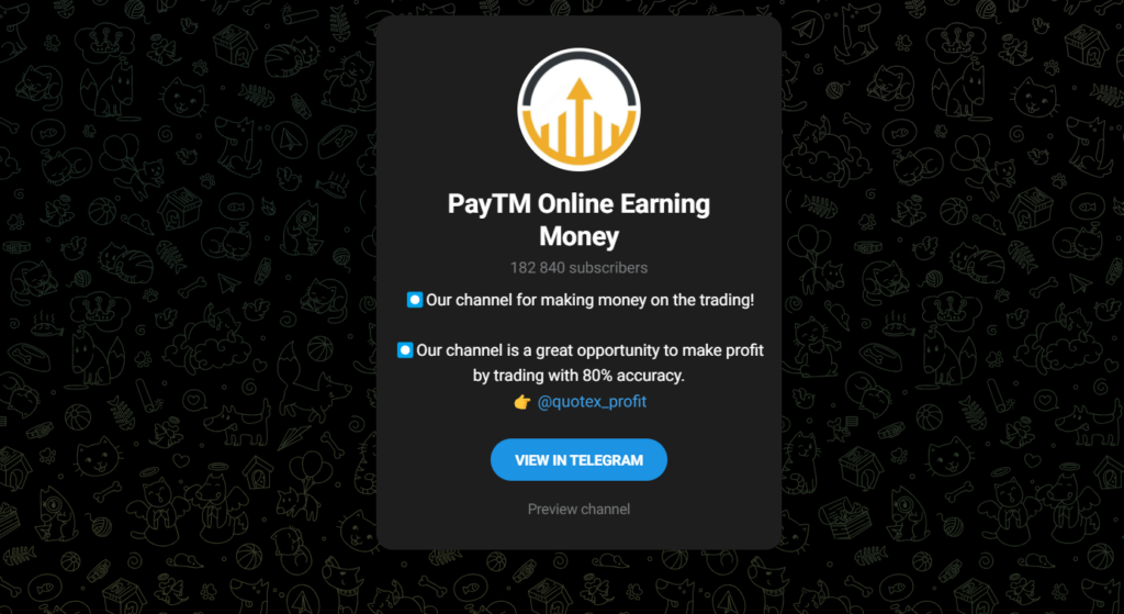 standout money earning Telegram channels